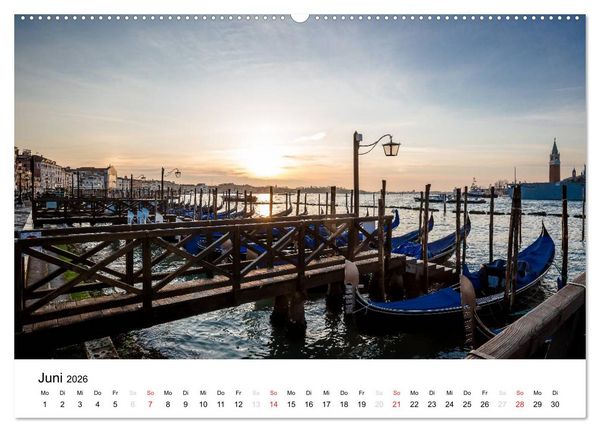 Produktbild: Venedig - La Serenissima 2026 (hochwertiger Premium Wandkalender 2026 DIN A2 quer), Kunstdruck in Hochglanz