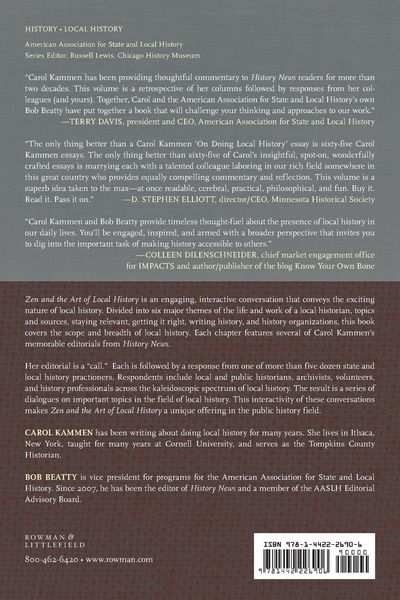 Produktbild: Zen and the Art of Local History