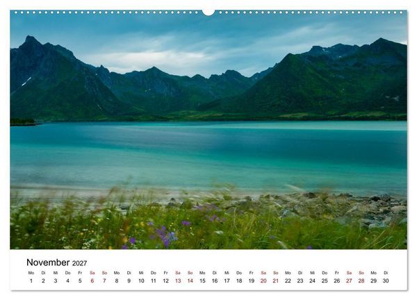 Produktbild: Atemberaubende Natur der Lofoten (Wandkalender 2027 DIN A2 quer), CALVENDO Monatskalender