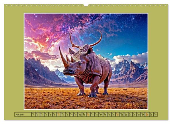 Produktbild: Surrealistische Visionen (hochwertiger Premium Wandkalender 2026 DIN A2 quer), Kunstdruck in Hochglanz