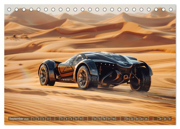 Produktbild: Fast, noble, elegant (Desk Calendar 2026 DIN A5 landscape), CALVENDO 12 Month DeskCalendar