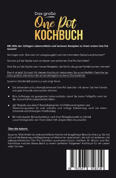Produktbild: Das gro&szlig;e One Pot Kochbuch! Schnelle und g&uuml;nstige Gerichte aus einem Topf. 1. Auflage