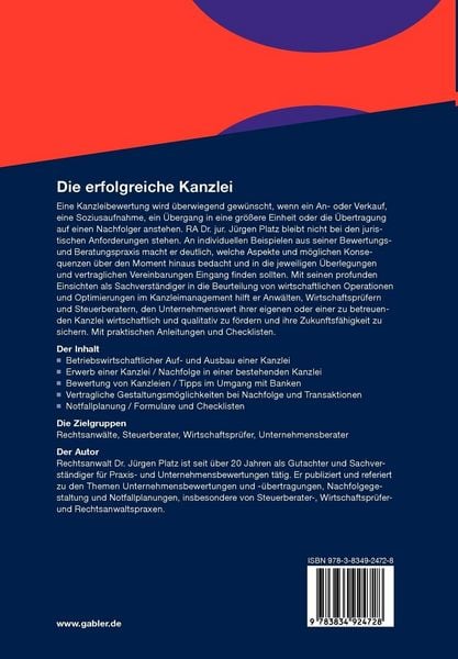 Produktbild: Die erfolgreiche Kanzlei