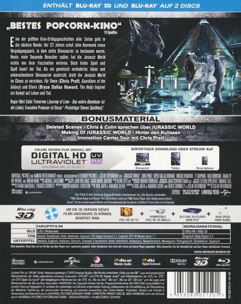 Produktbild: Jurassic World (+ Blu-ray)