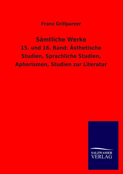 Produktbild: S&auml;mtliche Werke