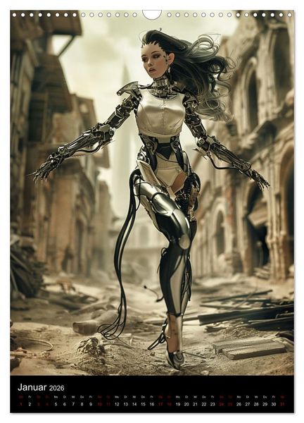 Produktbild: CYBER SISTERS (Wandkalender 2026 DIN A3 hoch), CALVENDO Monatskalender