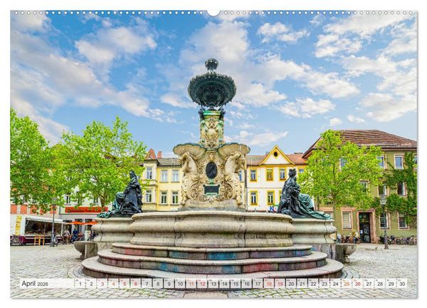 Produktbild: Erlangen Impressionen (hochwertiger Premium Wandkalender 2026 DIN A2 quer), Kunstdruck in Hochglanz