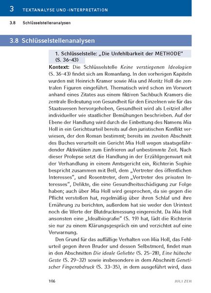 Corpus Delicti Fell Und Hörner Erster Teil Analyse 'Corpus Delicti von Juli Zeh - Textanalyse und Interpretation