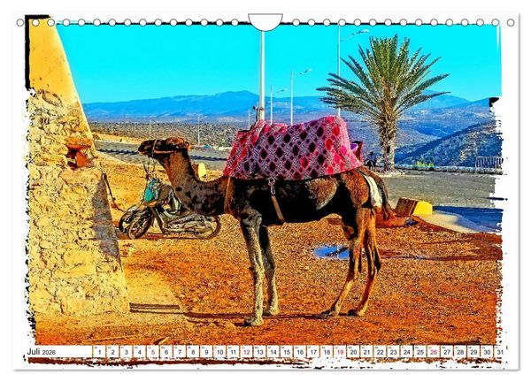 Produktbild: Marokkanische Impressionen (Wandkalender 2026 DIN A4 quer), CALVENDO Monatskalender