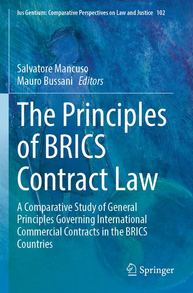 Produktbild: The Principles of BRICS Contract Law