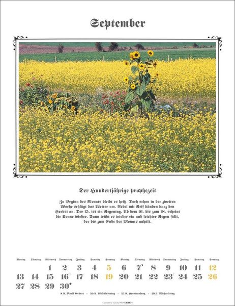 Produktbild: Der Hundertj&auml;hrige Kalender 2027