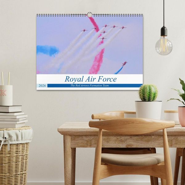 Produktbild: Royal Air Force The Red Arrows Formation Team (Wall Calendar 2026 DIN A3 landscape), CALVENDO 12 Month Wall Calendar