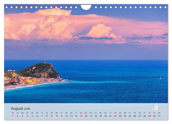Produktbild: Varigotti - K&uuml;stensch&ouml;nheit Liguriens (Wandkalender 2026 DIN A4 quer), CALVENDO Monatskalender