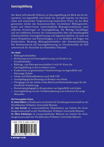 Produktbild: Ganztagsbildung
