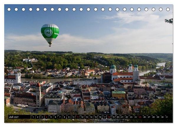 Produktbild: Pittoreskes Passau (Tischkalender 2027 DIN A5 quer), CALVENDO Monatskalender