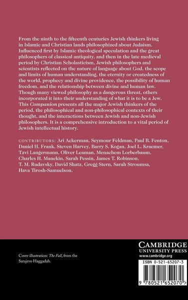 Produktbild: The Cambridge Companion to Medieval Jewish Philosophy