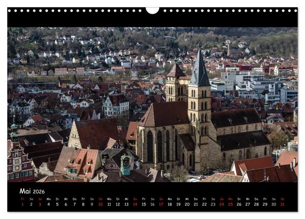 Produktbild: Esslingen am Neckar - Vom Mittelalter in die Moderne (Wandkalender 2026 DIN A3 quer), CALVENDO Monatskalender