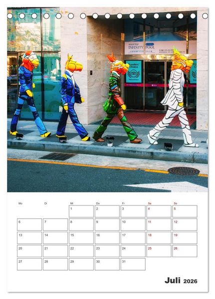 Produktbild: Busan - Reiseplaner (Tischkalender 2026 DIN A5 hoch), CALVENDO Monatskalender