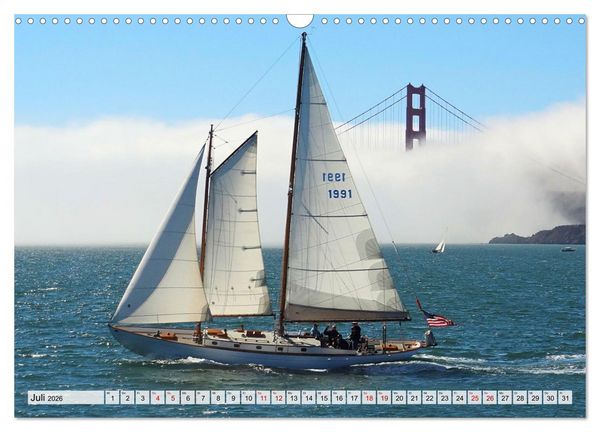 Produktbild: Segeln - mit dem Wind (Wandkalender 2026 DIN A3 quer), CALVENDO Monatskalender