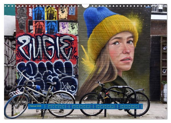 Produktbild: Street Art in London - cool, stylisch und hochprofessionell (Wandkalender 2026 DIN A3 quer), CALVENDO Monatskalender
