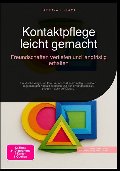 Produktbild: Kontaktpflege leicht gemacht: Freundschaften vertiefen und langfristig erhalten
