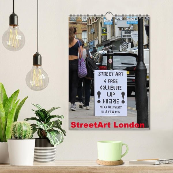 Produktbild: StreetArt London (Wandkalender 2026 DIN A4 hoch), CALVENDO Monatskalender