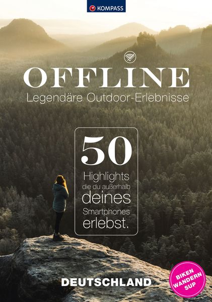 Produktbild: KOMPASS Offline, 50 Legend&auml;re Outdoor-Erlebnisse, Deutschland