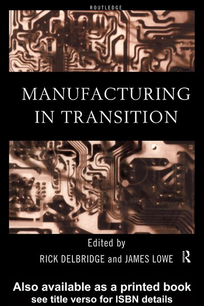 Produktbild: Manufacturing in Transition