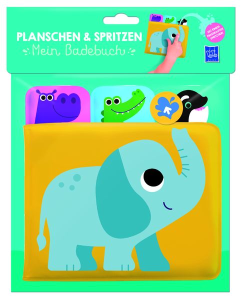 Produktbild: Planschen & Spritzen - Mein Badebuch (Elefant)