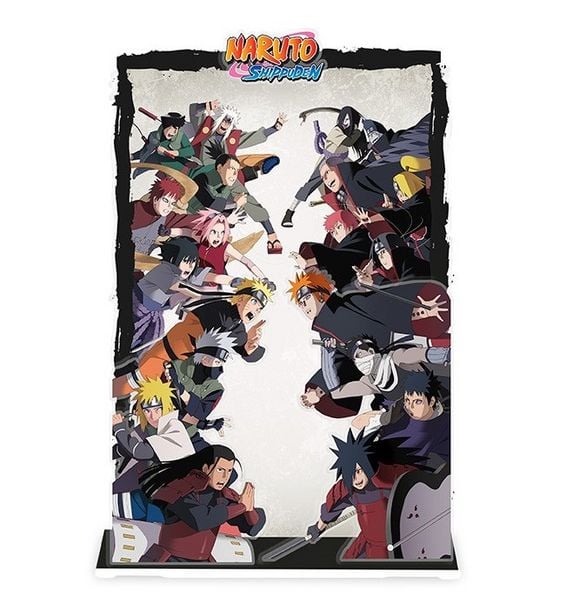 NARUTO SHIPPUDEN - Acryl Diorama - Group fight