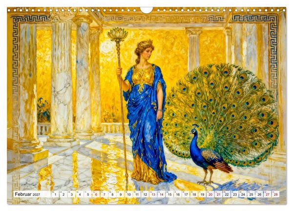 Produktbild: Die G&ouml;tter des Olymps - Die G&ouml;tter der Antike in epischen Bildern (Wandkalender 2027 DIN A3 quer), CALVENDO Monatskalender