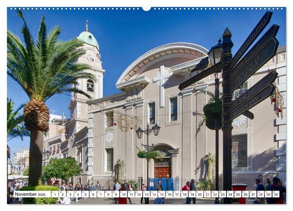 Produktbild: Gibraltar - Gro&szlig;britannien am Mittelmeer (hochwertiger Premium Wandkalender 2026 DIN A2 quer), Kunstdruck in Hochglanz