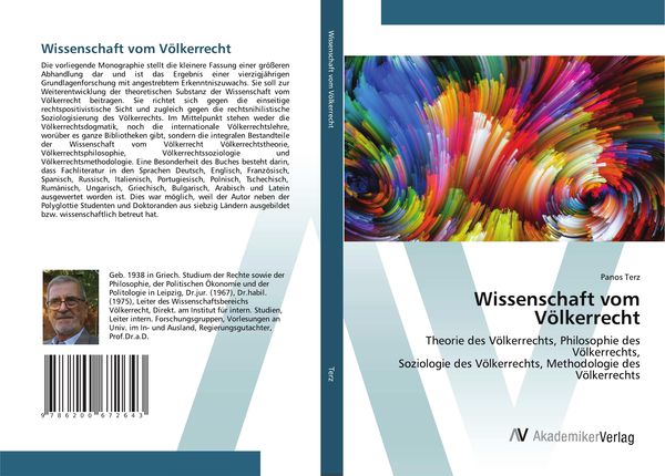 Wissenschaft vom Völkerrecht, Taschenbuch von Panos Terz, AV Akademikerverlag, 9786200672643