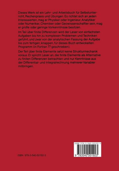 Produktbild: Finite Differenzen und Elemente