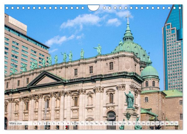 Produktbild: Montreal - klassisches Erbe in Qu&eacute;bec (Wandkalender 2026 DIN A4 quer), CALVENDO Monatskalender