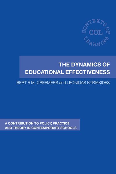 Produktbild: The Dynamics of Educational Effectiveness