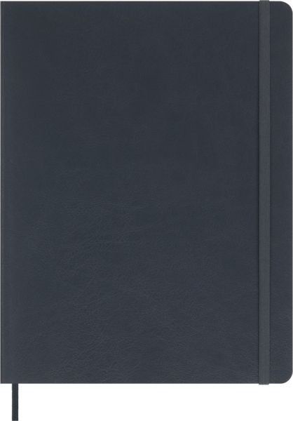 Produktbild: Moleskine Vegea Notizb&uuml;cher (2x), XL, liniert, weicher Einband, schwarz und Capri Petroleum