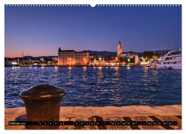 Produktbild: DALMATIEN - KROATISCHE K&Uuml;STE - Split mit Umgebung (Wandkalender 2026 DIN A2 quer), CALVENDO Monatskalender