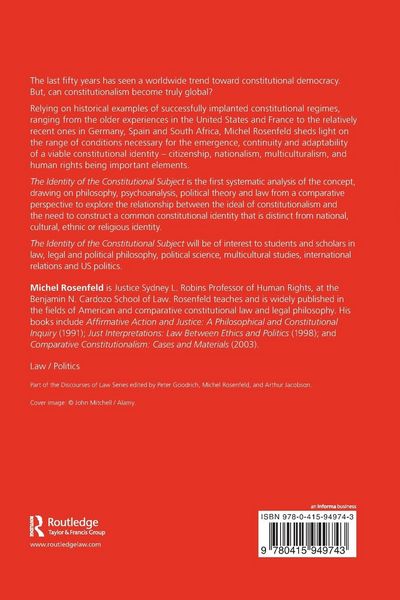 Produktbild: The Identity of the Constitutional Subject