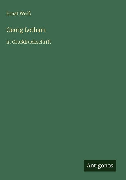 Produktbild: Georg Letham