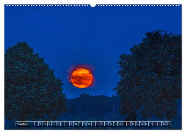 Produktbild: Faszination Mond - der etwas andere Mondkalender (hochwertiger Premium Wandkalender 2027 DIN A2 quer), Kunstdruck in Hochglanz