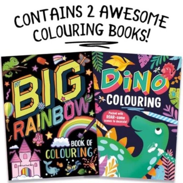 Produktbild: Two Awesome Colouring Books