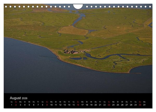 Produktbild: Die Nordseek&uuml;ste (Wandkalender 2026 DIN A4 quer), CALVENDO Monatskalender