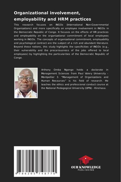 Produktbild: Organizational involvement, employability and HRM practices