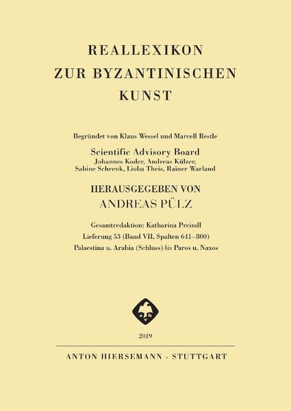 Produktbild: Reallexikon zur byzantinischen Kunst
