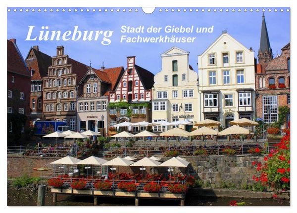 Produktbild: L&uuml;neburg - Stadt der Giebel und Fachwerkh&auml;user (Wandkalender 2026 DIN A3 quer), CALVENDO Monatskalender