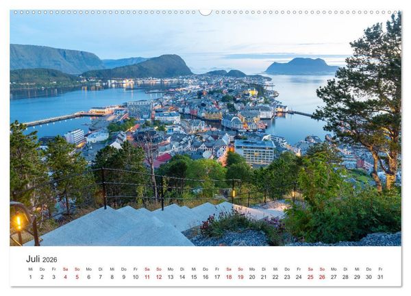 Produktbild: Norwegen in Bildern (Wandkalender 2026 DIN A2 quer), CALVENDO Monatskalender