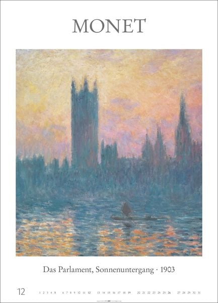 Produktbild: Poster Art Kalender 2027 - Monet Van Gogh Matisse Klee