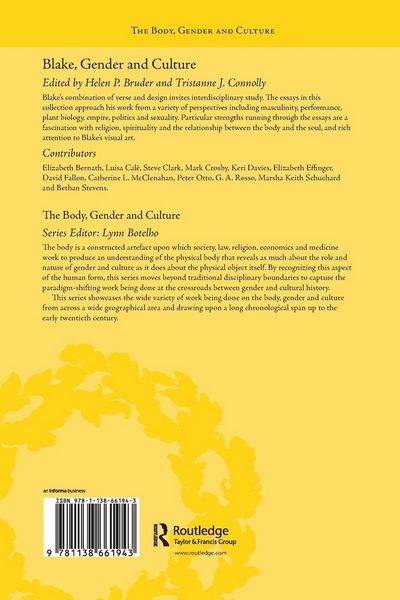 Produktbild: Blake, Gender and Culture