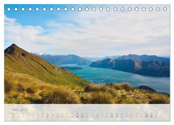 Produktbild: Neuseeland von Nord bis S&uuml;d (Tischkalender 2026 DIN A5 quer), CALVENDO Monatskalender